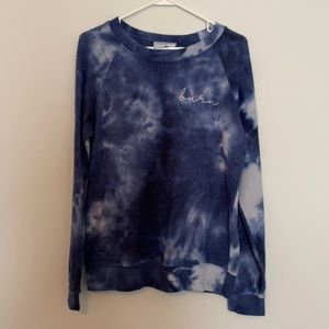 Burn Bootcamp tie dye lightweight sweater